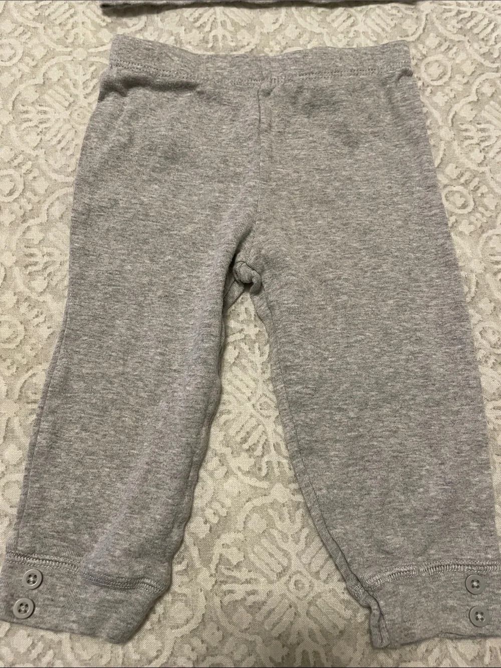 Carter's Gray and White Striped Dinosaur Set with Blue Spikes